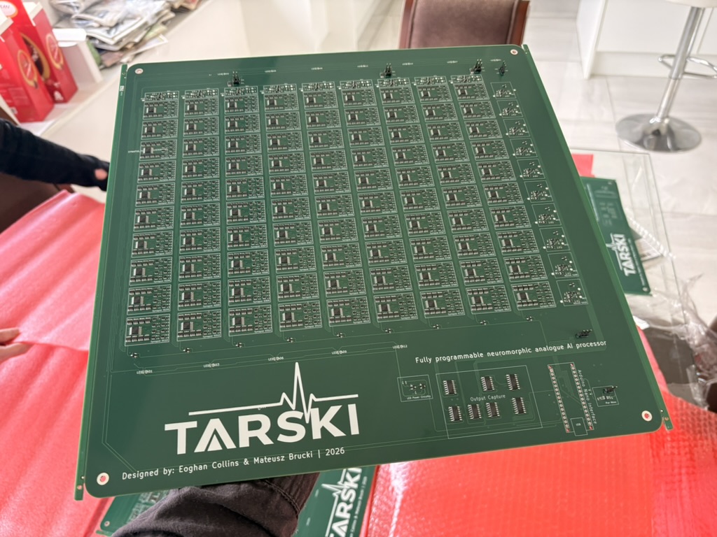 Tarski PCB delivered from the fab